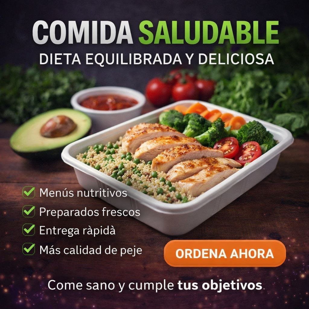 Menú de Comida Saludable - Nutritivo y Balanceado